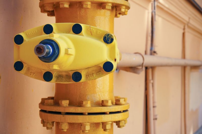 Gas Line Capping detail